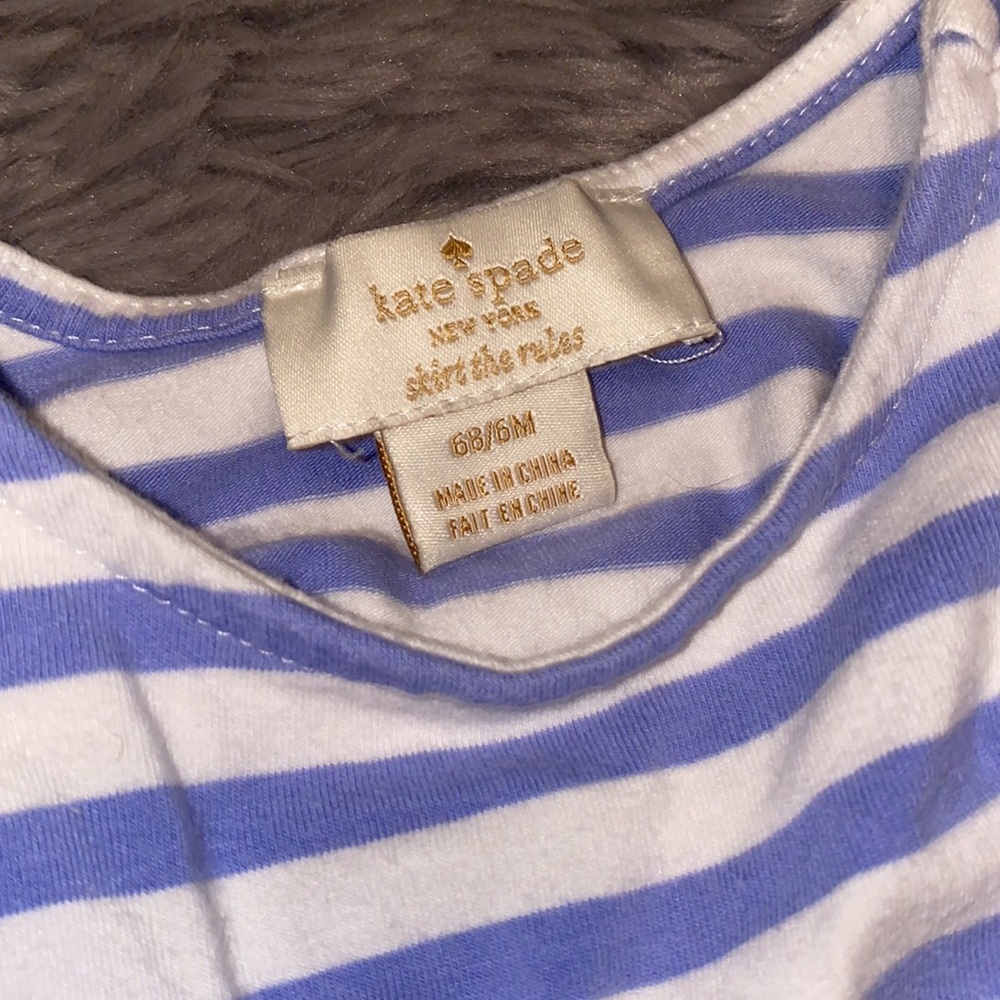 Kate Spade cotton blue striped dress - Picture 5 of 5